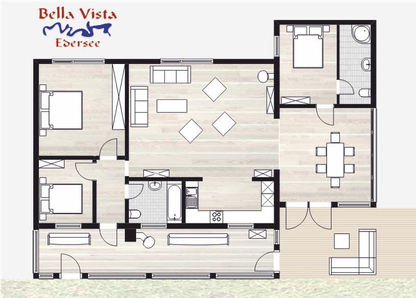 Ferienhaus Bella Vista Edersee Vöhl Екстериор снимка
